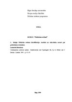 Eseja 'Politisko režīmu klasifikācija. Antīkie un viduslaiku autori par politiskiem rež', 1.