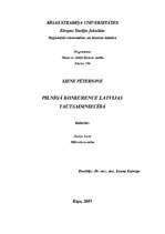 Referāts 'Pilnīgā konkurence Latvijas tautsaimniecībā', 1.