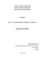 Referāts 'Reģionālā drošība', 1.