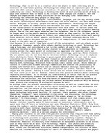 Eseja 'Technology', 1.