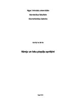 Paraugs 'Rāmju un loku piepū;lu aprēķini', 1.