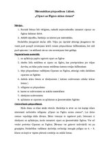 Konspekts 'Matemātikas pēcpusdiena 1.klasē', 1.