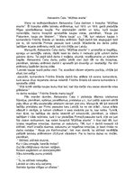 Eseja 'Recenzija par Aleksandra Čaka darbu "Mūžības skartie"', 1.