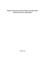 Konspekts 'Ē.M.Remarks "Rietumu frontē bez pārmaiņām"', 4.