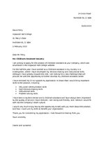 Eseja 'Covering Letter Example', 1.