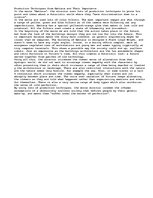 Eseja 'Production Techniques from "Gattaca" and Their Importance', 1.