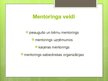 Referāts 'Mentorings - darbinieku attīstīšana un atbalstīšana', 20.