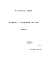 Referāts 'Noziedzība, tās cēloņi, veidi, risinājumi', 1.