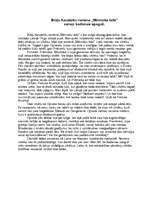 Eseja 'Brāļu Kaudzīšu romāna "Mērnieku laiki" varoņi šodienas spogulī', 1.