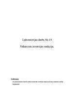 Konspekts 'Saharozes inversijas reakcija', 1.