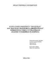 Referāts 'AAS "Baltijas transporta apdrošināšana" mārketinga vides un stratēģijas analīze ', 17.