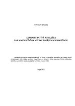 Referāts 'Maznozīmīga miesas bojājuma nodarīšana', 1.