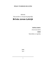 Referāts 'Brīvās zonas Latvijā', 1.