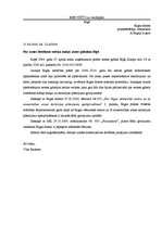 Paraugs 'Lietišķas vēstules rakstīšana', 1.