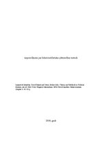 Konspekts 'Kopsavilkums par biheiviorālistisko pētniecības metodi', 1.