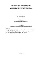 Eseja 'Efektīvas starppersonu komunikācijas priekšnosacījumi', 1.
