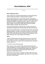 Konspekts 'Vizmas Belševicas darba "Bille" pedagoģiskā analīze', 1.