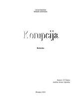 Referāts 'Korupcija', 1.