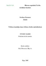 Referāts 'Vēlēšanu komisijas loma vēlēšanu tiesību nodrošināšanā', 1.