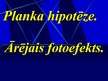 Prezentācija 'Planka hipotēze. Ārējais fotoefekts', 1.