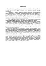 Eseja 'Matemātika', 1.