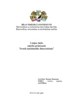 Konspekts 'Ievads intelektuālajās datorsistēmās', 1.