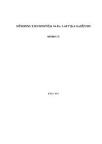 Referāts 'Mūsdienu likumdevēja vara. Latvijas gadījums', 1.