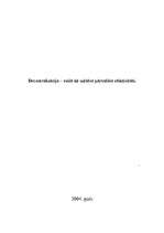 Referāts 'Decentralizācija - veids, kā uzlabot pārvaldes efektivitāti', 1.
