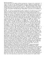 Eseja 'Dreams: and the perceptions shaped through 4 texts', 1.