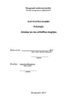 Referāts 'Atmiņa un tas attīstības iespējas', 1.