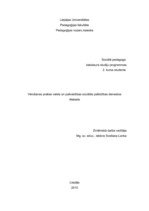 Prakses atskaite 'Sociālās aprūpes iestādes', 1.