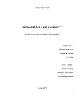 Referāts 'Reinkarnācijas vēsturiskā attīstība un tās nozīme mūsdienās', 1.