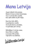 Eseja 'Mana Latvija', 1.