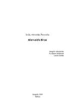 Referāts 'Miervaldis Birze - izcila, vēsturiska personība', 1.