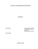 Referāts 'Ķīmija lauksaimniecībai – nozares stāvoklis un perspektīvas Latvijā un mana viet', 1.
