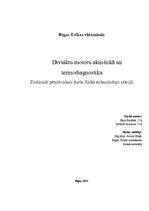 Referāts 'Divtaktu motoru akustiskā un termodiagnostika', 1.