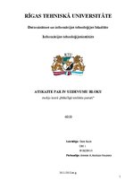 Referāts 'Mākslīgā intelekta pamati. Ceturtais uzdevumu bloks', 1.