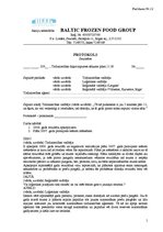 Prakses atskaite 'A/s Baltic Frozen Food Group', 12.