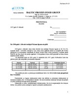 Prakses atskaite 'A/s Baltic Frozen Food Group', 15.