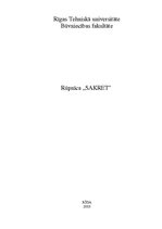 Referāts 'Rūpnīca "Sakret"', 1.