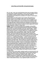 Konspekts 'Kultūra Latvijā', 1.