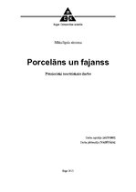 Referāts 'Porcelāns un fajanss', 1.