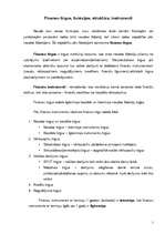 Konspekts 'Finanšu tirgus, funkcijas, struktūra, instrumenti', 1.