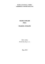 Prakses atskaite 'Prakse Rīgas Jūgendstila muzejā', 1.