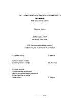 Prakses atskaite 'VSIA "Strenču psihoneiroloģiskā slimnīca"', 1.