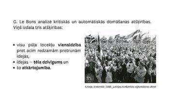 Prezentācija 'Stihiski veidotas grupas. Pūļa psiholoģija', 9.