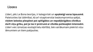 Prezentācija 'Stihiski veidotas grupas. Pūļa psiholoģija', 30.
