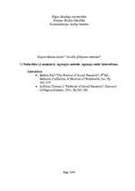 Konspekts 'Aptaujas metode. Aptauju veidi. Intervēšana', 1.