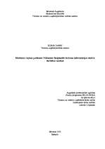 Referāts 'Madonas rajona padomes Vidzemes Reģionālā tūrisma informācijas centra darbības a', 1.