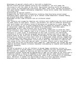Eseja 'The Effects of Mainstream School Education upon a Student with a Disability or a', 1.